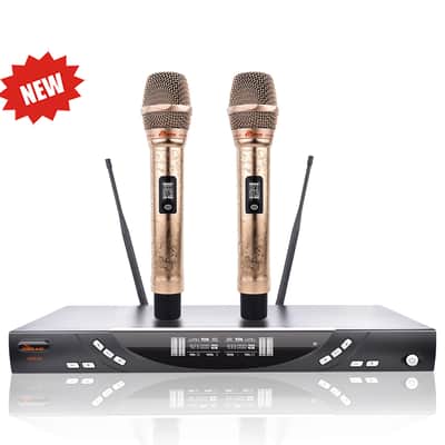 IDOlmain Bluetooth Mixing Amplifier 8000W With Dual Full Range 12" 4000W Speakers With Bass Booster, Dual High-End Microphones, and Feedback Suppressor Home Complete Karaoke System image 8