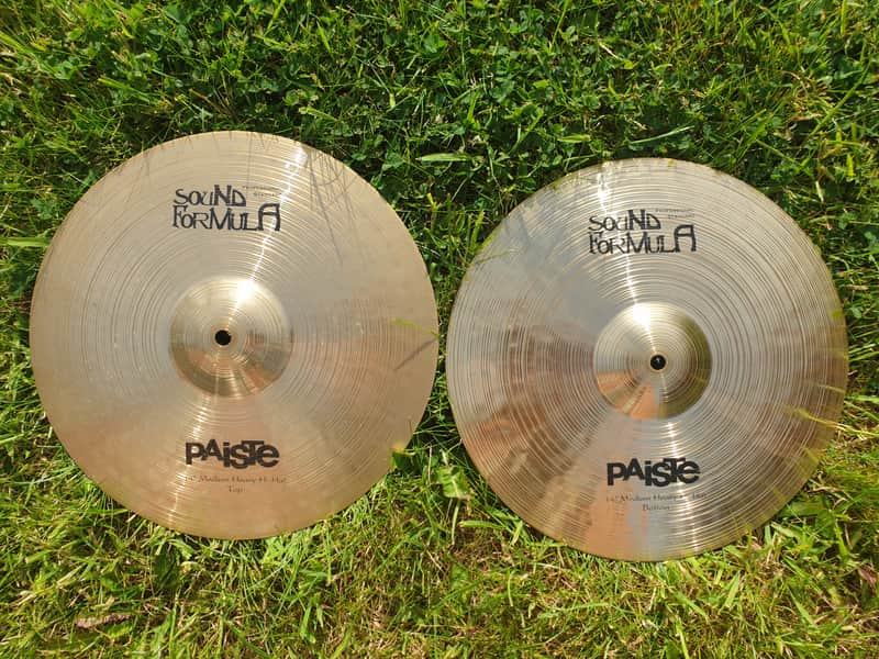 Paiste 14" Sound Formula Heavy Hi-Hat Cymbal (Pair) image 1