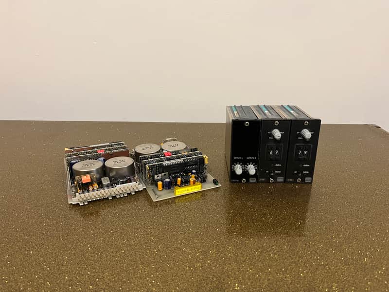 LAWO V976/16 Vintage Mic-Line Preamps (PAIR) + Monitora Controller Modules image 1