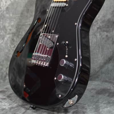 Tagima T-920 Black Gloss Brazil Series Hollowbody Tele w Case & FAST Shipping image 6
