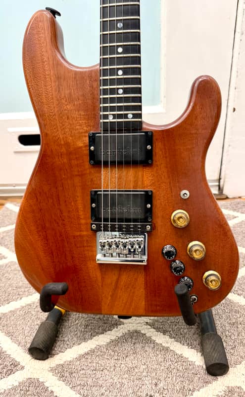 Modulus Graphite Neck Thru Midi Guitar Mid 80’s - Natural image 1