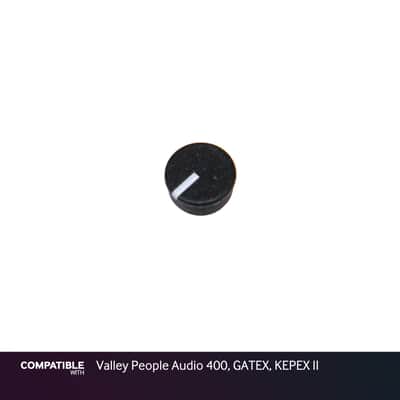 Black Knob Cap for Valley People Audio 400, GATEX, KEPEX II image 1