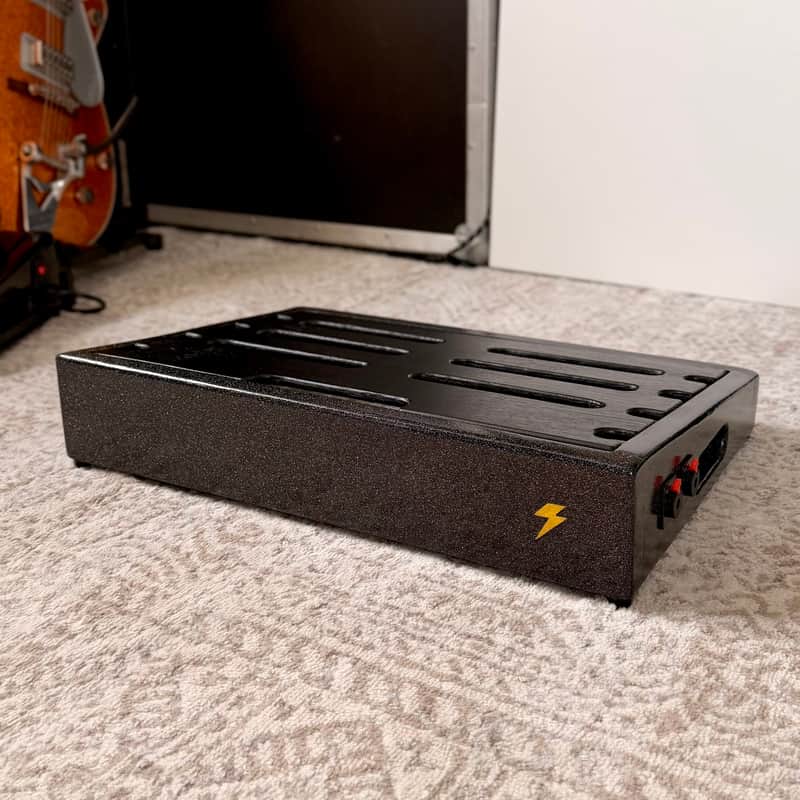 Bolt Custom Pedalboard - Gloss Sparkle Finish | Handmade image 1