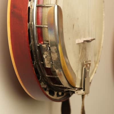 1926 Gibson TB-3 Mastertone Conversion Banjo w/ Original Tenor Neck & Ball Bearing head image 7