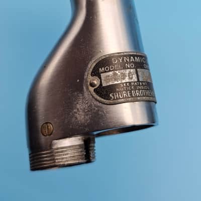 ☆Rare Vintage 1940s Shure 508 Stratoliner Sonodyne Microphone - 3 pin Amphenol Adapter Cable Included - Shure 51 52 708 508A 708A image 6