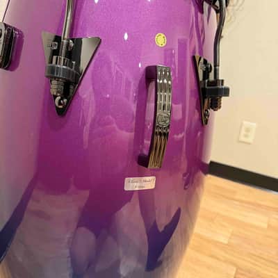 ~NEW!~ LP Latin Percussion LP559X-TS Tony Succar Signature 11-3/4" New Zealand Pine Conga in Rainbow Lacquer with Black Nickel Hardware & Black Skyn Head image 5