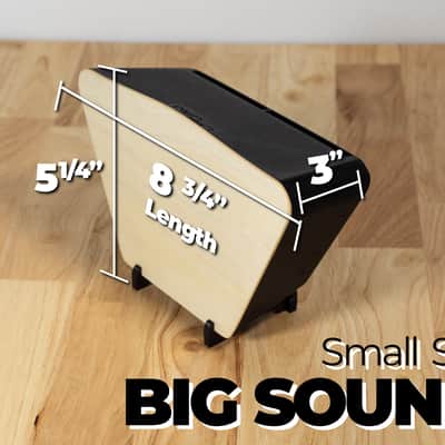 LapJam Cajon - Lap-Sized Travel Drum - Natural Color - Handcrafted in USA image 2