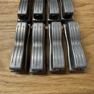 Set Of 8 Ludwig Nickel Plated Bow Tie Classic Lugs Pre serial WFL Jazz Fest Buddy Rich Etc image 1