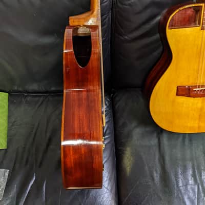 Handmade OM Padauk wr Cedar KK Trinity pro Wide Nut 12 Fret fingerstyle image 7