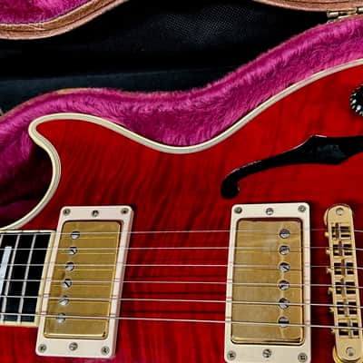 Gibson Les Paul Custom Florentine Plus Custom Shop USA 1997 - Cherry Red image 6