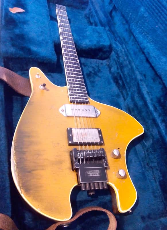 Loic Le Pape Scalar Gold Top (headless one-of-a-kind, stainless steel body) extremely RARE! EU only! image 1
