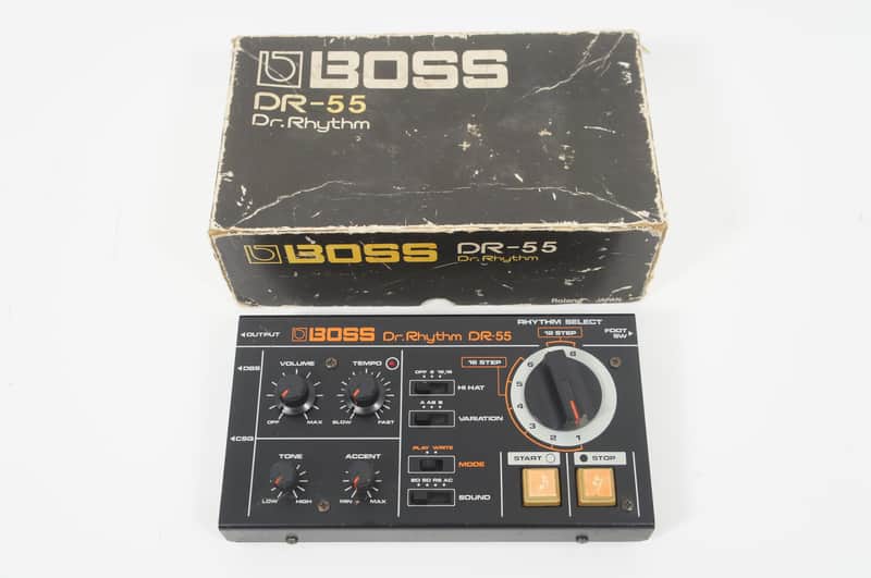 BOSS Dr-55 Dr. Rhythm Vintage Analog Drum Machine Roland | Reverb