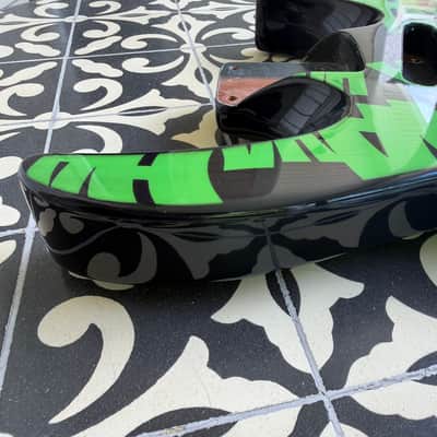 Hamer Californian Body - Black And Green Graphic image 10