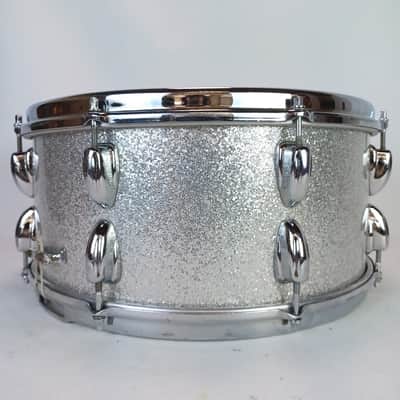 Slingerland #20B 7x15" Concert Radio King Snare Drum Silver Sparkle 10/10/58 3Pt image 3