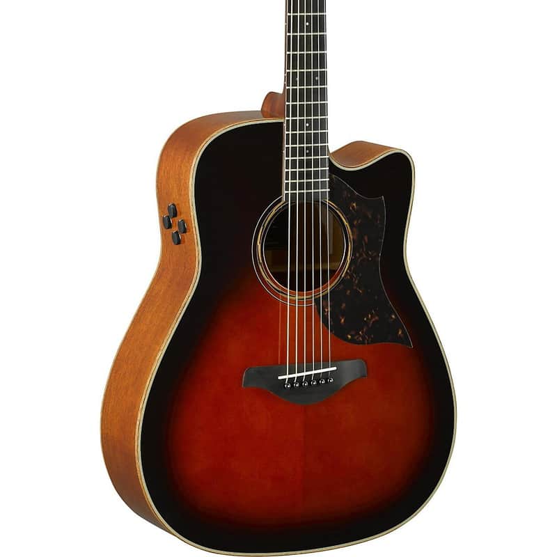 Yamaha A-Series A3M Dreadnought Cutaway Acoustic-Electric Guitar Regular Tobacco Brown Sunburst image 1