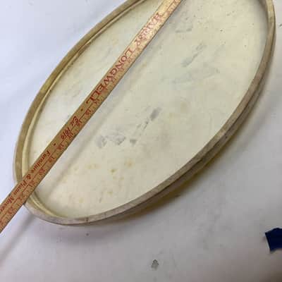 Leedy & Ludwig 22" Calf Skin Batter/Resonant Bass Drum Head Vintage 50s USA Kick image 4