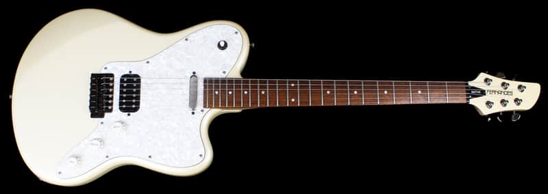 Fernandes Native X Offset Electric Guitar in Pearl White | Reverb