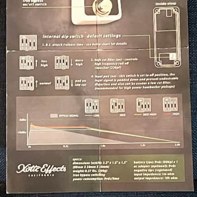 Xotic SP Compressor manual image 3