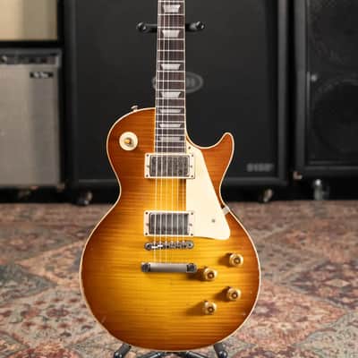 Gibson Custom Shop 1959 Les Paul Standard Reissue Murphy Lab Heavy Aged Electric Guitar - Golden Poppy Burst with Hardshell Case image 3