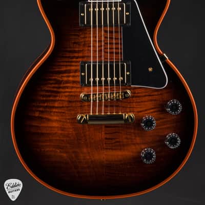 Gibson Custom Shop Made 2 Measure Les Paul Custom Figured Orange Widow 9.14 #CS600373 image 2