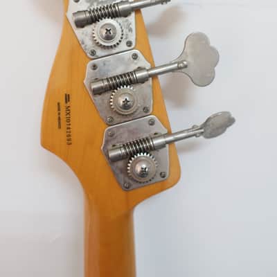 2010 Fender MIM J Jazz Bass Guitar Sunburst Full Scale Clean Paint Solid Workhorse With Soft Case image 12