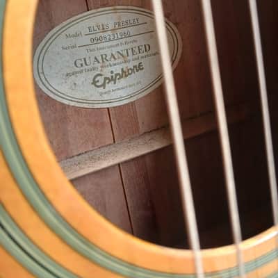 Epiphone Elvis Presley Signature EJ-200E Natural w/ Case image 12
