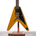 Gibson Custom 1958 Korina Flying V Reissue, Natural | Demo