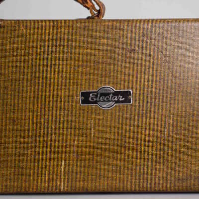 Epiphone  Electar Model M 7-string Lap Steel Electric Guitar (1938), ser. #1668, original tweed hard shell case. image 14