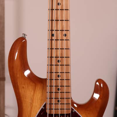 MusicMan Stingray Special HH 5 strings - Roasted Flamed Maple Fingerboard, Hot Honey image 5