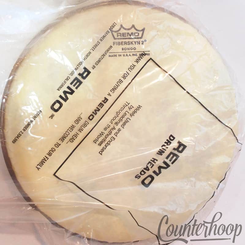 *Remo 9" Fiberskyn 2 50907LP NOS Bongo Drum Head In Original Plastic  USA* image 1