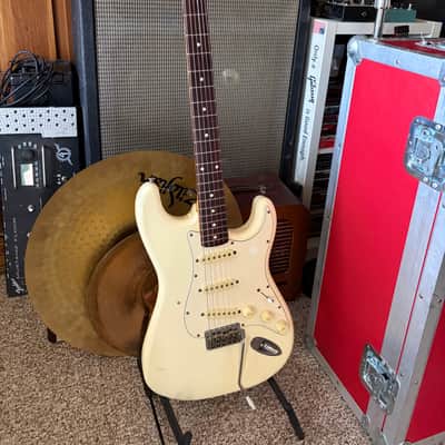 1987 Squier Stratocaster - Aged White image 1