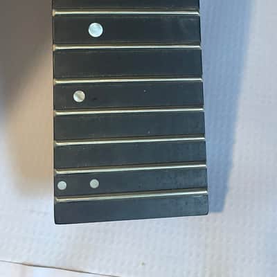2021 Indonesian Kramer Nightswan Reverse Guitar Neck 24 Fret Floyd Ready Ebony Board Aztec Marble image 17