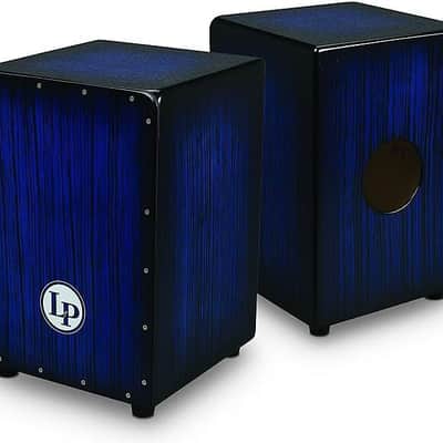 Latin Percussion LPA1332BBS Aspire Cajon Blueburst Streak image 2