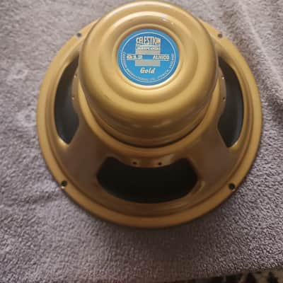 Celestion G12 Alnico Gold 12" 50w 15 Ohm Replacement Speaker 2010s - Gold image 1