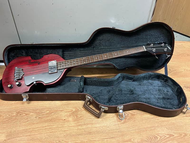 Epiphone EB-1 Satin Cherry 1999 Electric Bass image 1