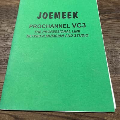 Joemeek VC3 Pro Channel Mic Pre / Compressor / Enhancer late '90s - Green/black image 4