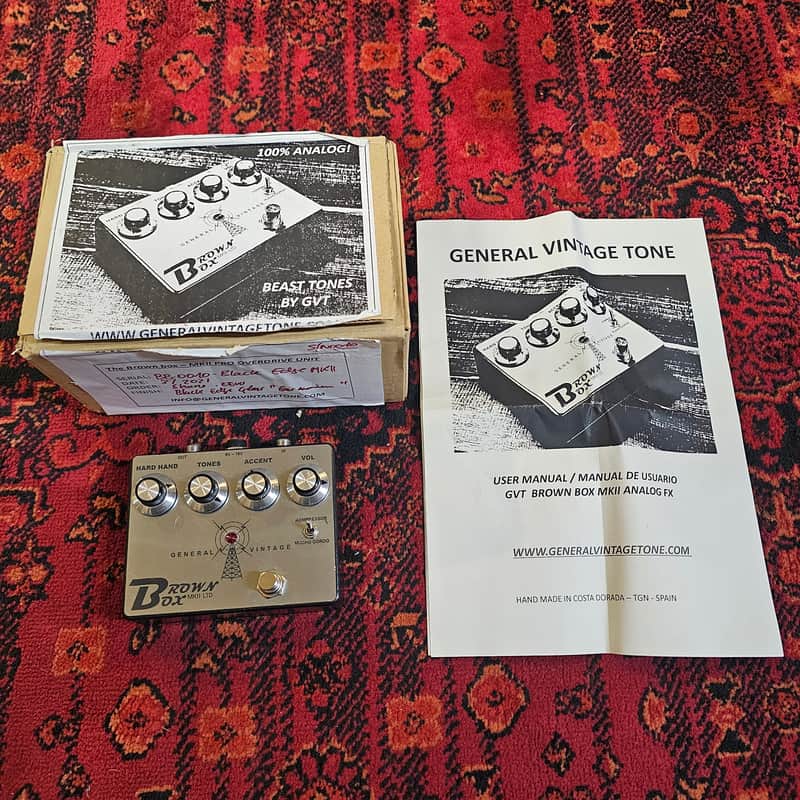 2021 General Vintage Tone The Brown Box MKII pro Overdrive Unit image 1