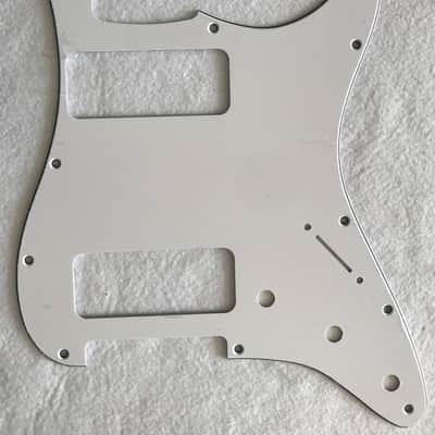 For Fender Stratocaster Strat P90 2 Pickup Guitar Pickguard, 3 Ply White image 1
