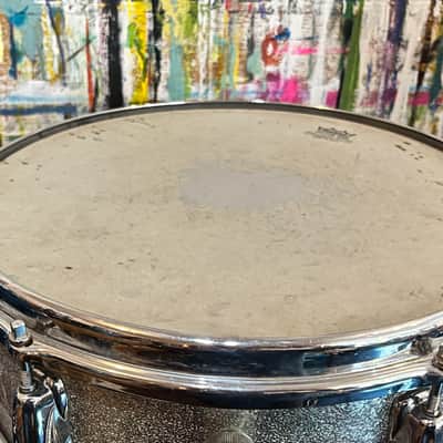 Slingerland Deluxe Student Model 6-lug snare 1966 - Silver sparkle image 6
