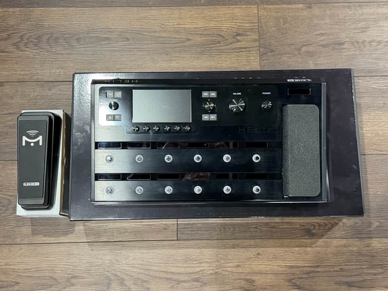 Line 6 Helix Floor w/ Mission SP-1 modded for Crybaby Toe Switch - BLACK image 1