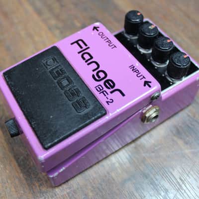 Boss BF-2 Flanger 1980-1984 (Black Label) Made In Japan | Reverb