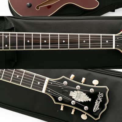 2022 D'Angelico Excel DC Tour Collection in Solid Wine image 7
