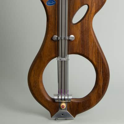 Wandre  Rock Basso Solid Body Electric Bass Guitar (1961), black tolex hard shell case. image 3