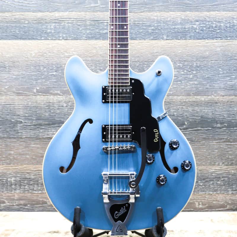 Guild Starfire I DC Pelham Blue Double-Cutaway Semi-Hollow Electric Guitar image 1