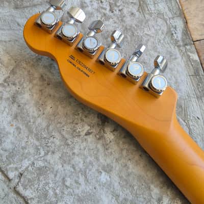 Fender American Ultra Luxe Telecaster 2022 - Transparent Surf Green image 15
