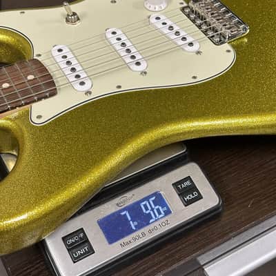Used 2022 Fender Custom Shop Dick Dale Strat NOS Chartreuse Sparkle w/Case TSU24175 image 11