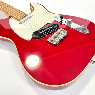 Fender Telecaster American Deluxe 2000 Crimson Red Transparent image 6