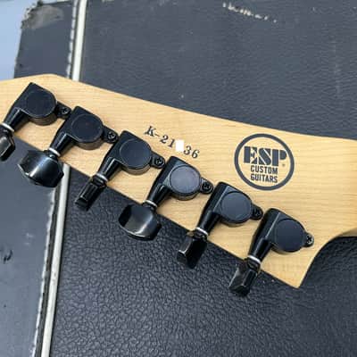 RARE!!! ESP KH-2 KH2 Kirk Hammett Signature Kiso CUSTOM SHOP 1998 Black COA Case Japan_12.1 image 11