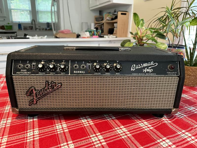 Fender Bassman - 1966 - Black Panel w/mods image 1