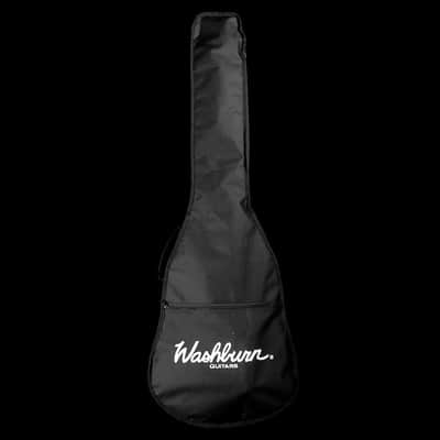 Washburn AB5K Spruce Top Mahogany Neck 4-String Acoustic Bass Guitar w/Gig Bag image 10
